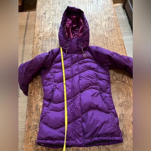 Mountain Hardware Down Ski Snowboarding Jacket Women’s Tagged XS Purple Warm! - Picture 8 of 10